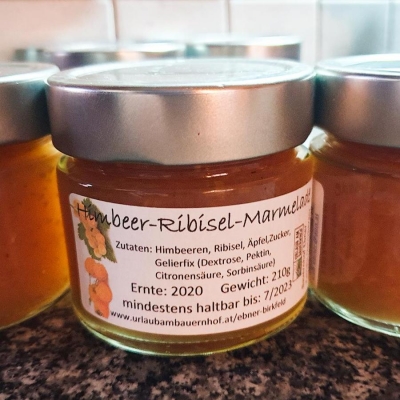 Himbeer Ribisel Marmelade Ebnerhof