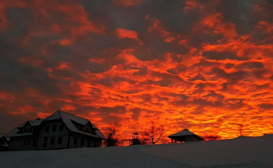 Winterstimmung am Ebnerhof in Birkfeld